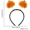 Naranja Dos pavo una diadema estilo