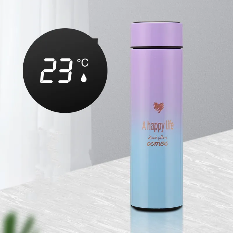 Coffee/Tea thermos, 21 Oz Smart Coffee bottle, LED Temperature Display Tea  Infuser Bottle, Sports Water Bottle, Double Wall Vacuum Insulated Water