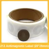 213 Étiquette blanche antimagnétique
