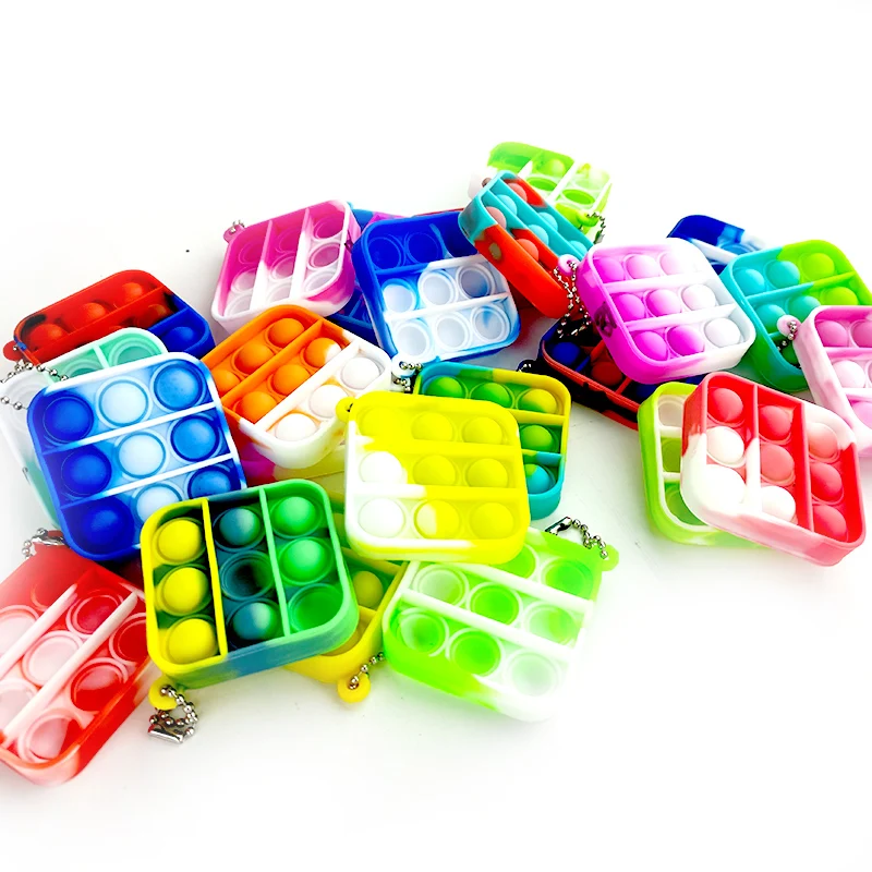 CPC OEM мини-поп фиджет-поп пузырьковый фиджет сенсорный брелок офисная настольная игрушка