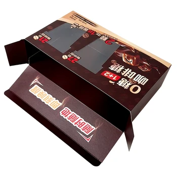 Customized Coffee Candy Packaging Box, White Card Color Box, Single Insertion Window Box, Environmentally Friendly Material