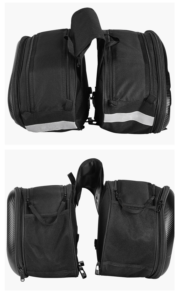 Moto Helmet Travel Side Bags Waterproof Motorcycle Saddle Fuel Tank Bag