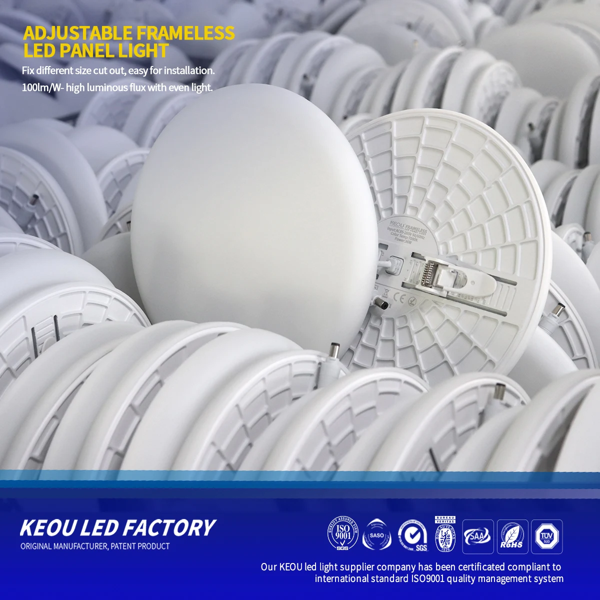 Surface Mounted Bedroom Living Room Ceiling Light Round Ceiling Lamp