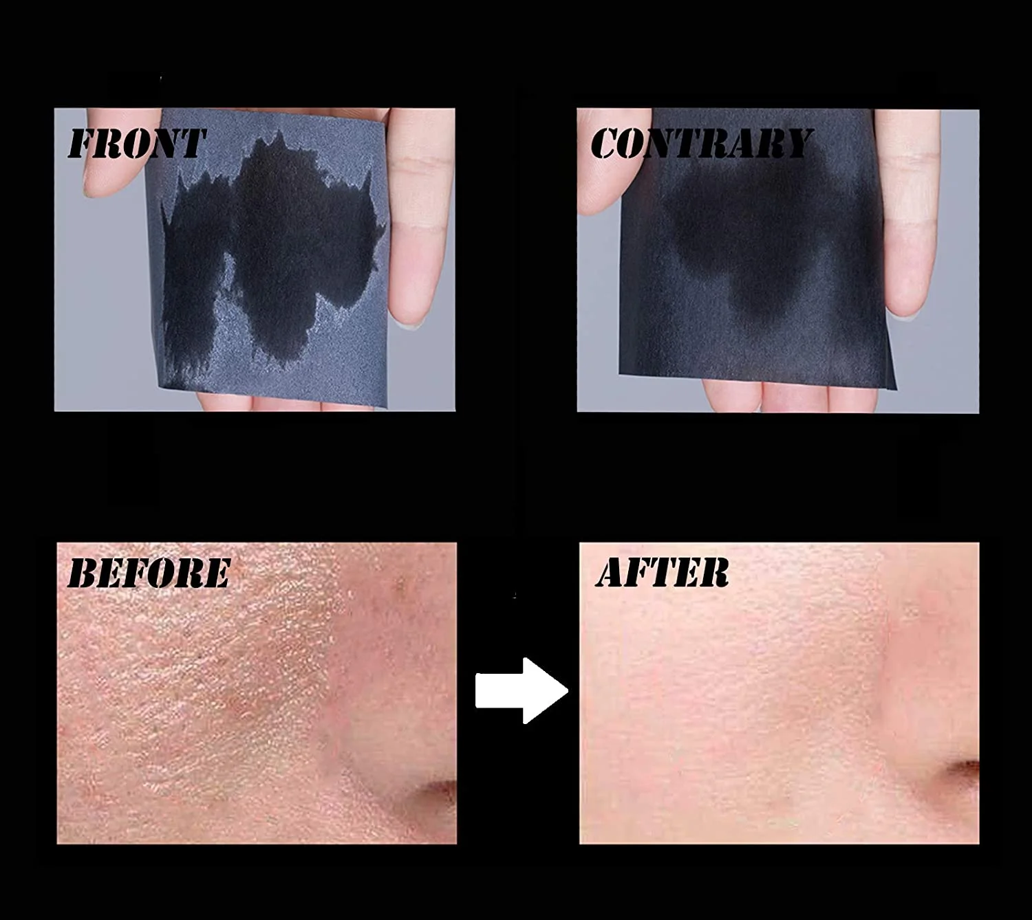 Portable Oil Blotting Paper Face Oem Bamboo Charcoal Strong Oil