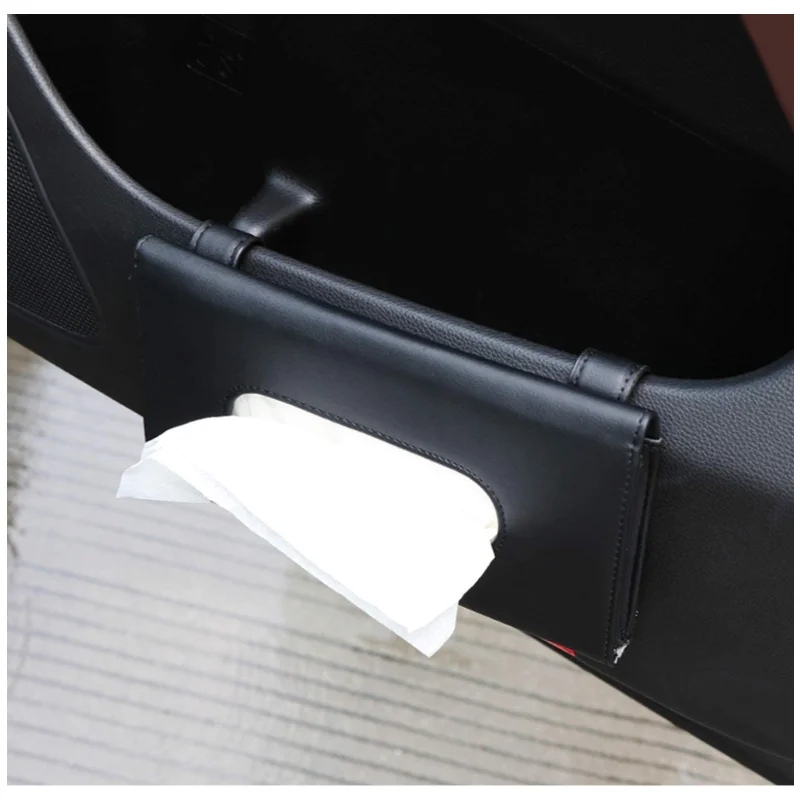Лидер продаж, Кожаный Автомобильный держатель для салфеток, автомобильный держатель для салфеток