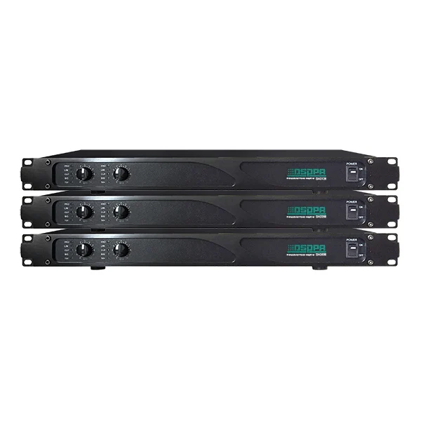 DSPPA DA2 Series PA System 2 Channel Class D Digital Amplifier Manufacturer