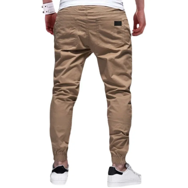 Men’s Cotton Jogger Pants – Streetwear Style with Drawstring Waist