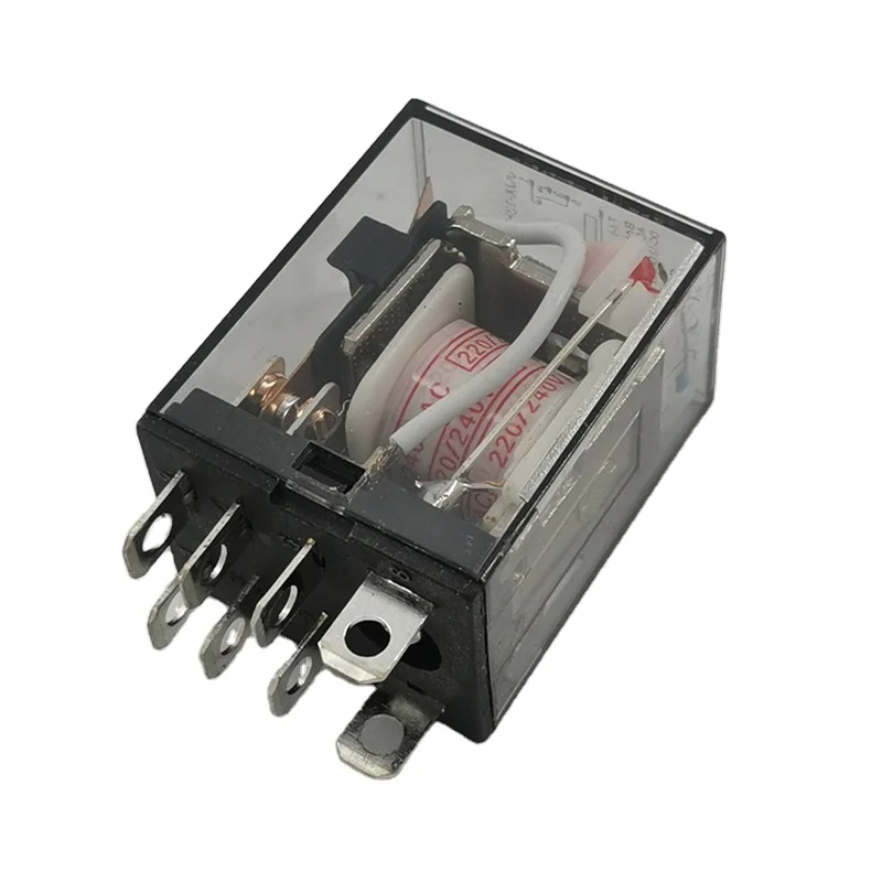 JQX-13F(D) AC 12V Coil DPDT 8pin Electromagnetic Power Relay, Pack of 2