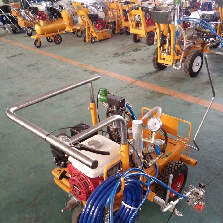 High Pressure Airless Cold Paint Road Line Painting Machine for Sale