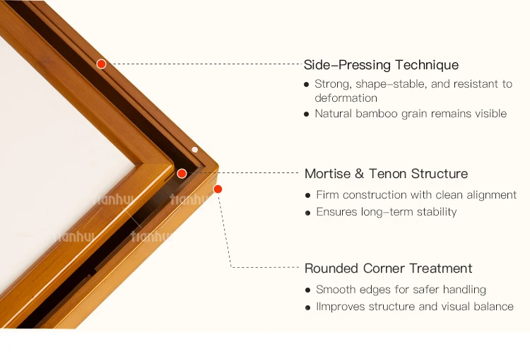 product tianhui bamboo gift box with interchangeable inserts reusable brand packaging-3