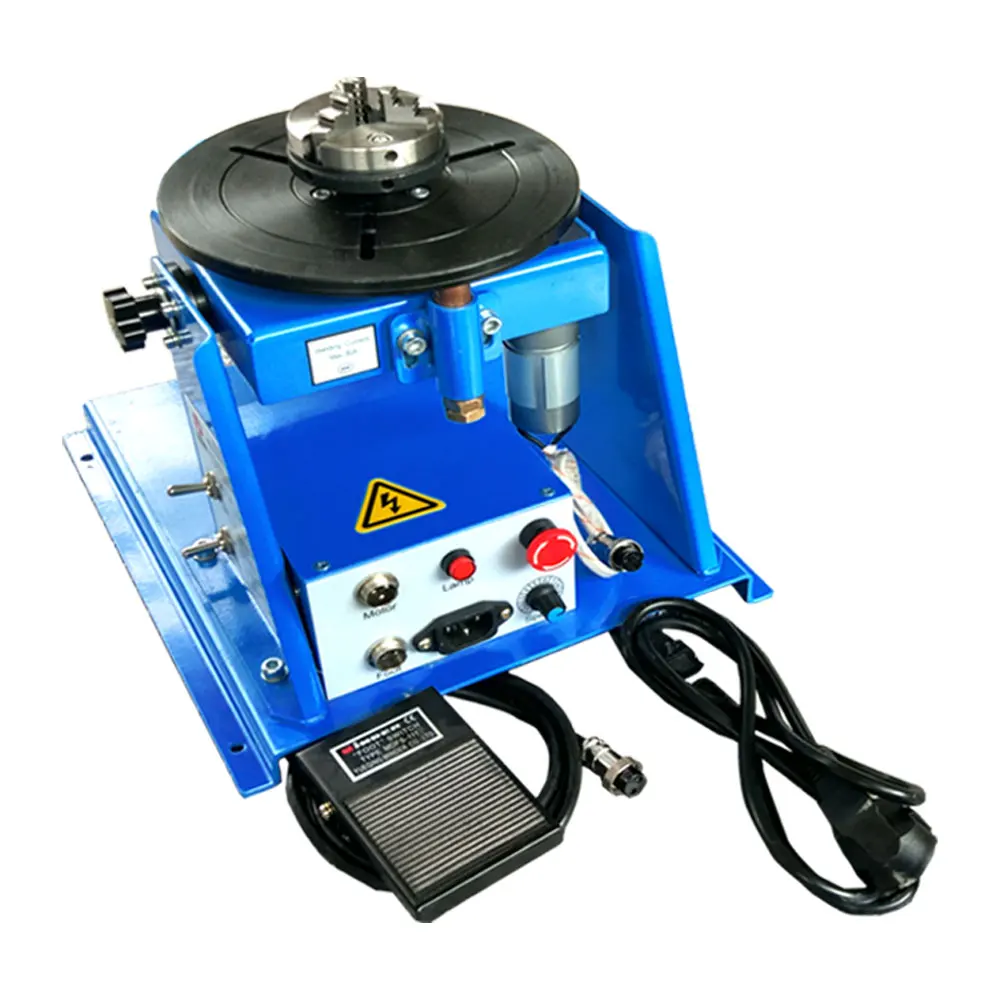 New 100kg Welding Rotary Positioner Table with Motor Stepper Welding Rotating Positioner