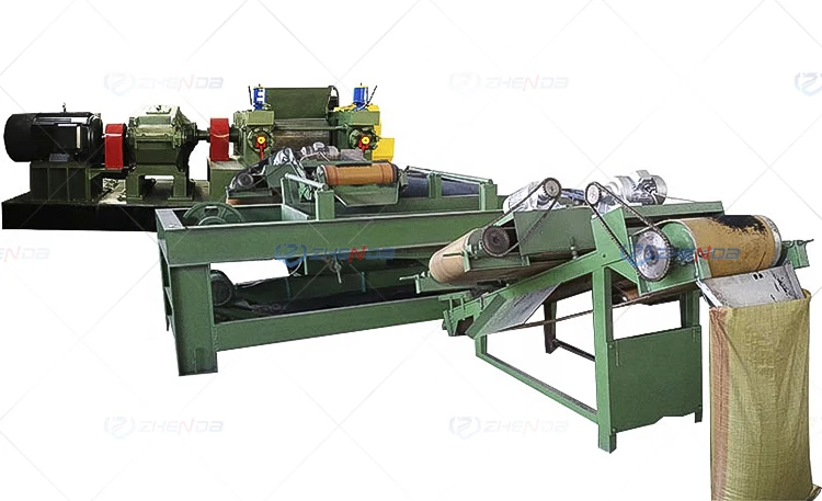 1000kg/h waste tire recycling machine equipment production line for sale