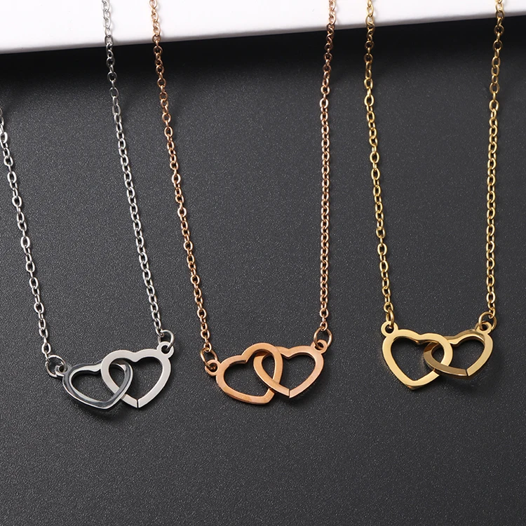Interlocking Heart Necklace