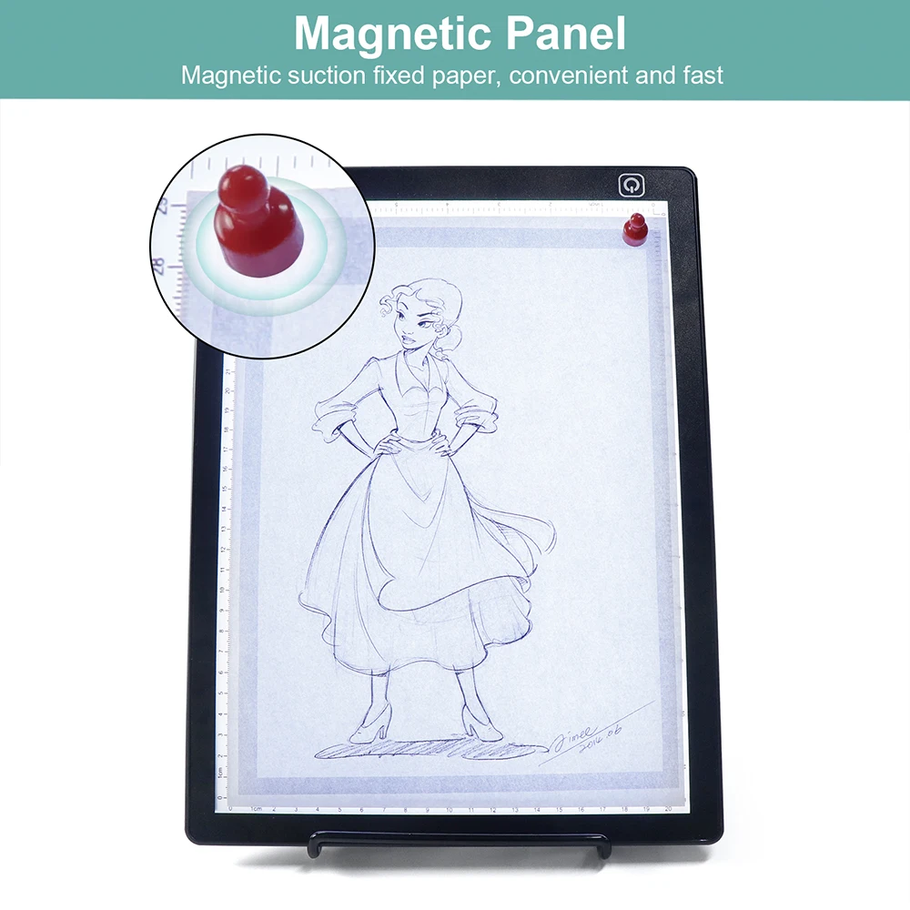 Лидер продаж A4 Светодиодная панель для цифрового планшета трассировочный световой короб магнитная светодиодная копировальная доска алмазного