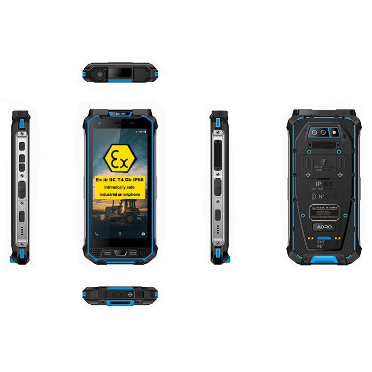 Explosion Proof Mobile Zone 2 Atex Camera Ip68 Waterproof Atex Smartphone Exproof Intrinsically Safe Explosive Explosion Phone