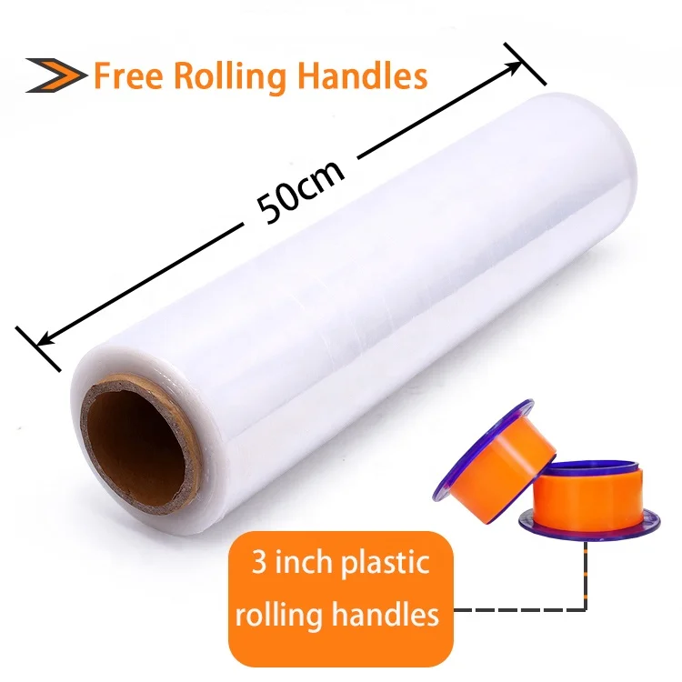 Factory Price Plastic Soft Pe/lldpe Transparent Pallet Stretch Wrap, Cast Hand Stretch Film Shrink Wrap Film / Stretch Film