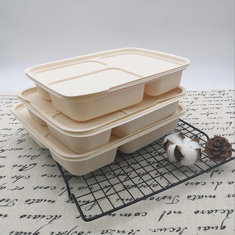Eco Tableware Pricelist Environmentally Friendly Food Storage Containers Cornstarch Lunch Box