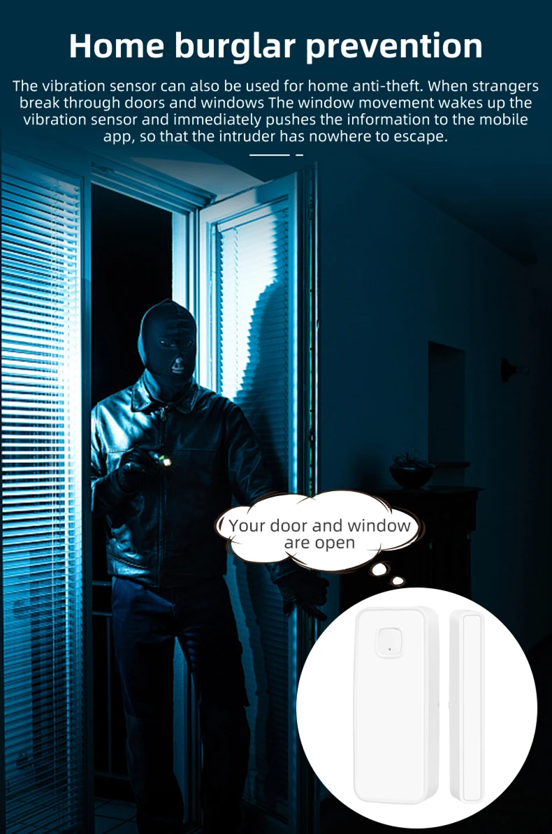 vibrating door magnetic sensor