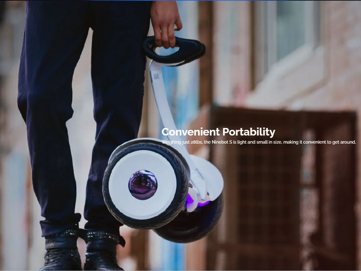 Ultimate Well-priced S Pattern Self-Balancing Two-Wheel Electric Scooter with LED Light