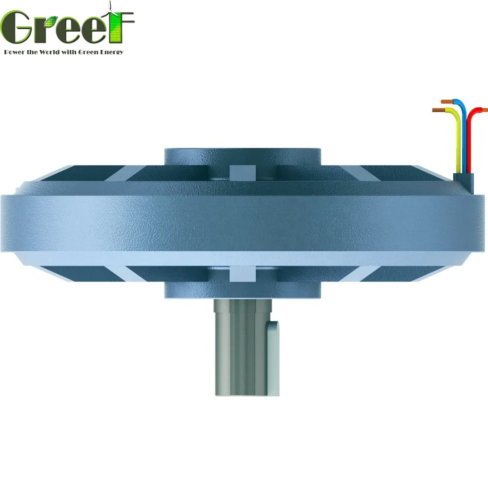 Low RPM Low Torque  Axial Flux Coreless Permanent Magnet Generator Brushless Alternator