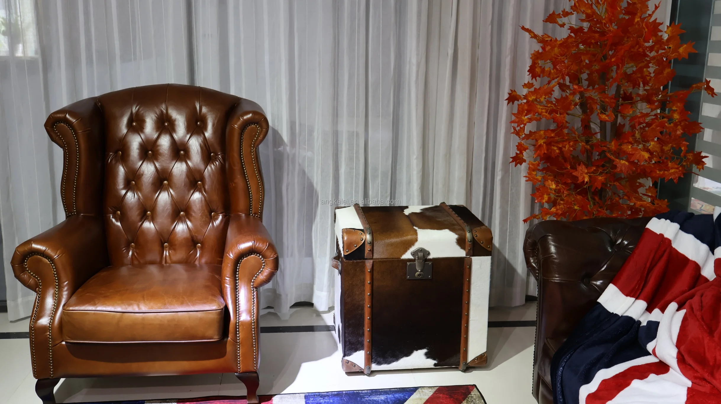 Custom Made Cowhide Storage Trunk - Bespoke Designs