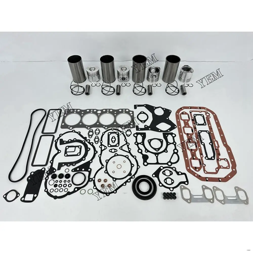 Repair Kit With Piston Rings Liner Cylinder Gaskets for Doosan DB33 Harvester Spare Parts