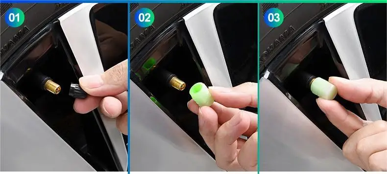 Универсальный колпачок для ступицы автомобильного колеса, светящийся пыленепроницаемый декоративный светящийся колпачок для клапана шины, колпачки для стержней обода колеса