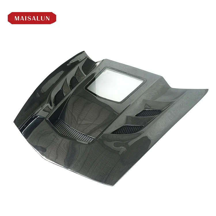 Hood Designed Carbon Fiber Front Hood Engine for Chevrolet Corvette C7 Z06 Z07 2013 Engine Cover