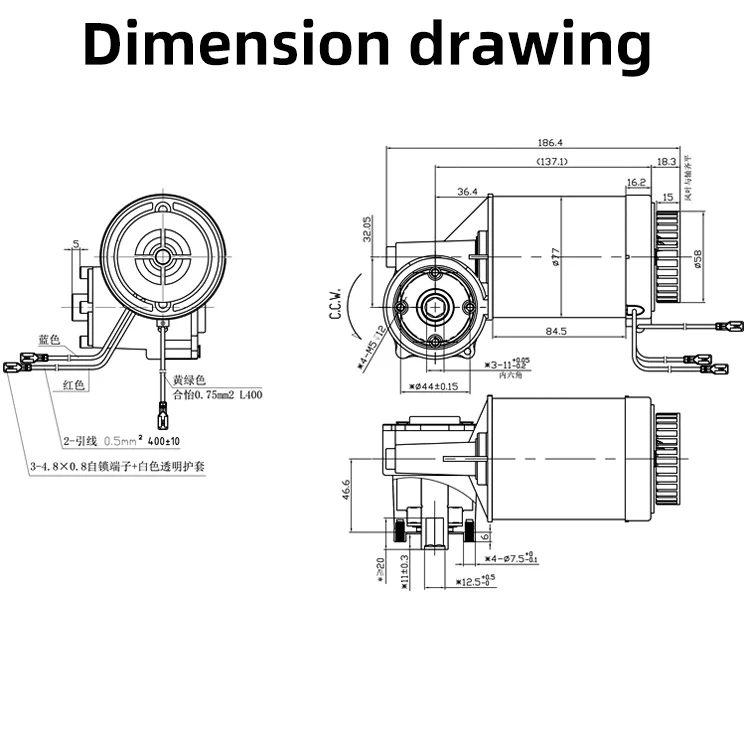 Factory Direct Sales of DC Motors, High-power Micro Motors, and Special Motors for Household Noodle Machines and Oil Presses
