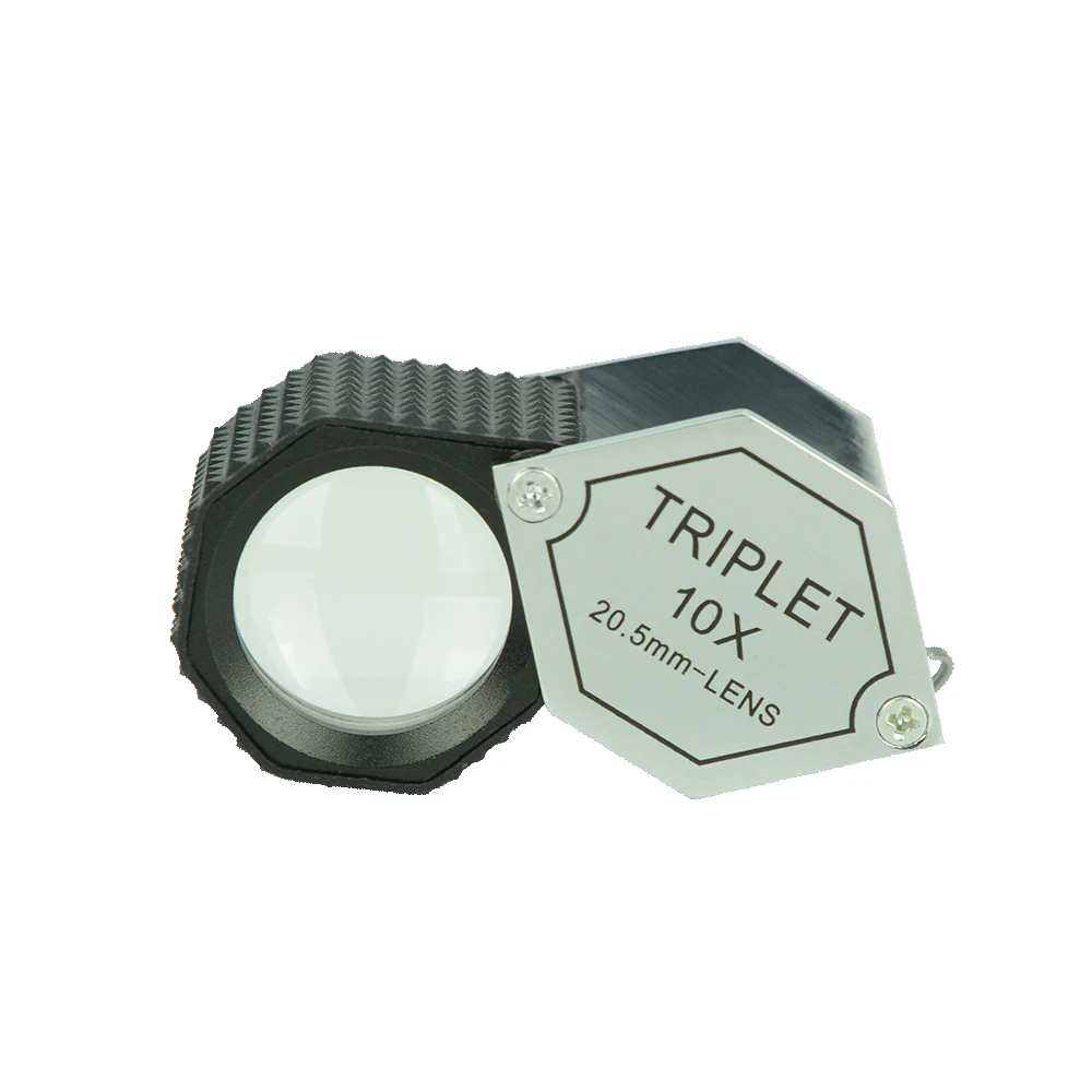 10x Magnification Jewelery Loupe, 20.5mm Triplet Lens Magnifier Loupe –  Gain Express