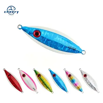Cheery 20g-200g Fishing Jig Bait Lure Slow Pitch Jigging for Sea Boat Tuna Pike Variety Pack 80g 100g 120g 150g 200g Metal Lead – Metal Jig – view 2