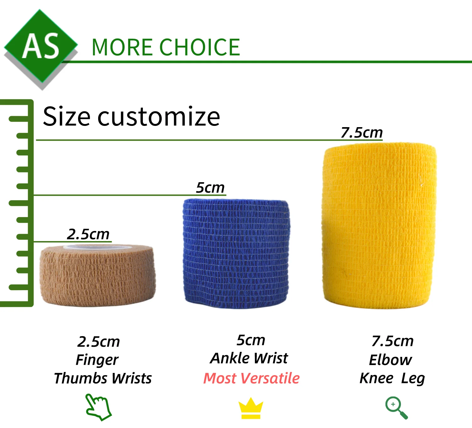 Anthrive 5 10cmx4.5m Self Adhesive Stretch Vet Wrap Cotton Soft Tattoo