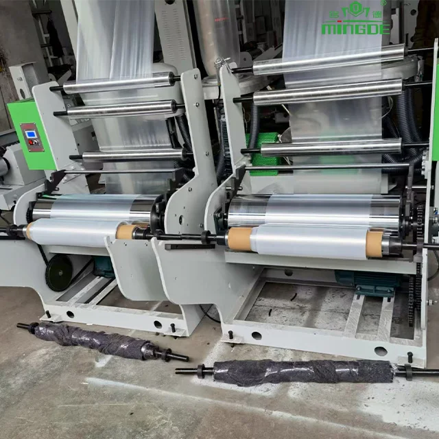 Factory Sales Economic Single Screw Double-head Film Blowing Extrusion Machine Plastic PE Blown Film Extruder Machines