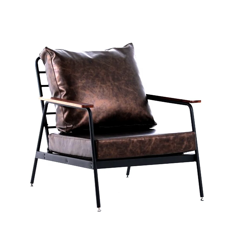 Single Leather Office Sofa Armchair | MIGE Office Furniture, image size:1000x1000