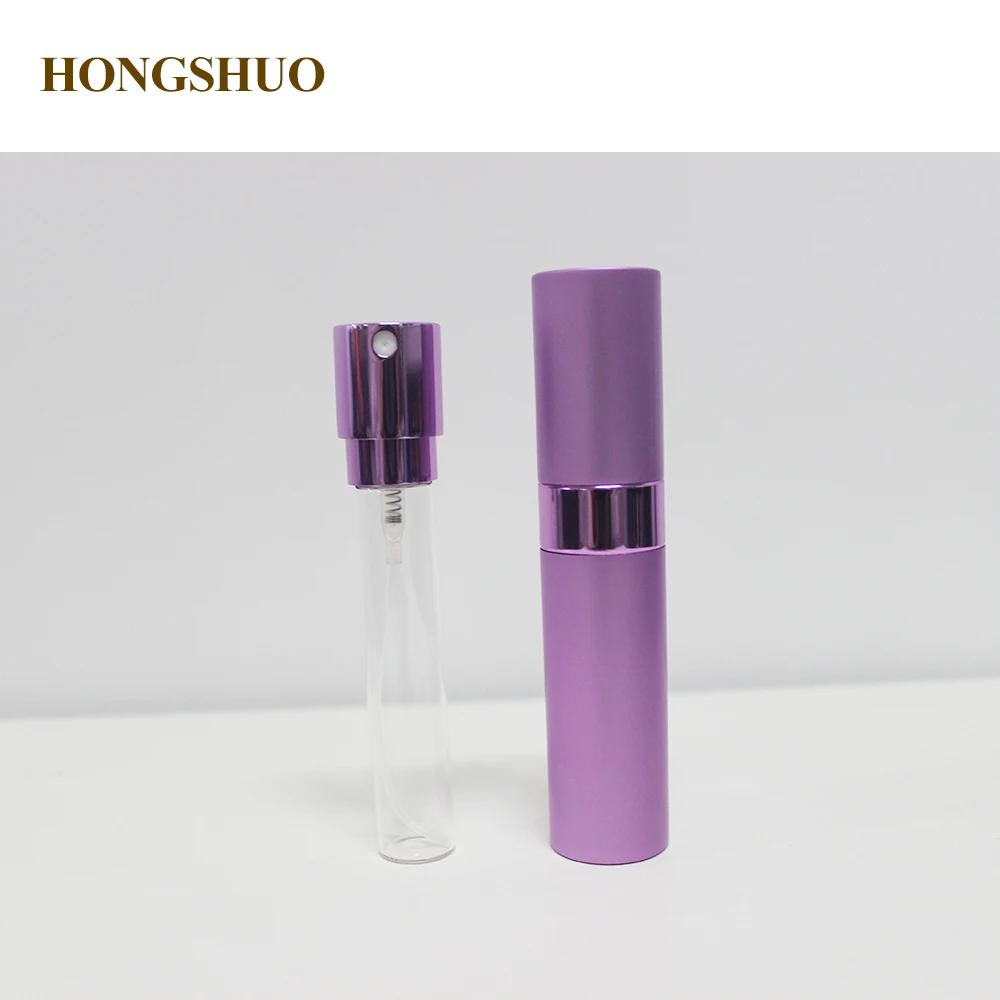 Customizable 5ml Flip Top Perfume Bottle Durable Aluminium Silicone