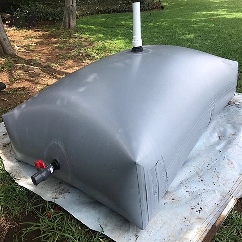 Складной надувной гибкий брезентовый мягкий резервуар для хранения воды на 10000 л