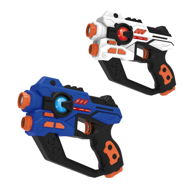 Battled Gun Game Toy Infrared CS Laser Tag 2Vests 2Guns Fighting Each Other
