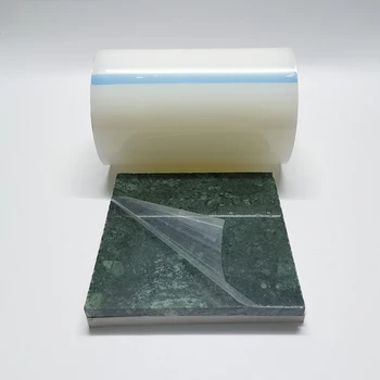 Customized Logo Anti Scratch Clear Pe Customized Temporary Plastic Adhesive Surface Protection Film For Marble Countertop