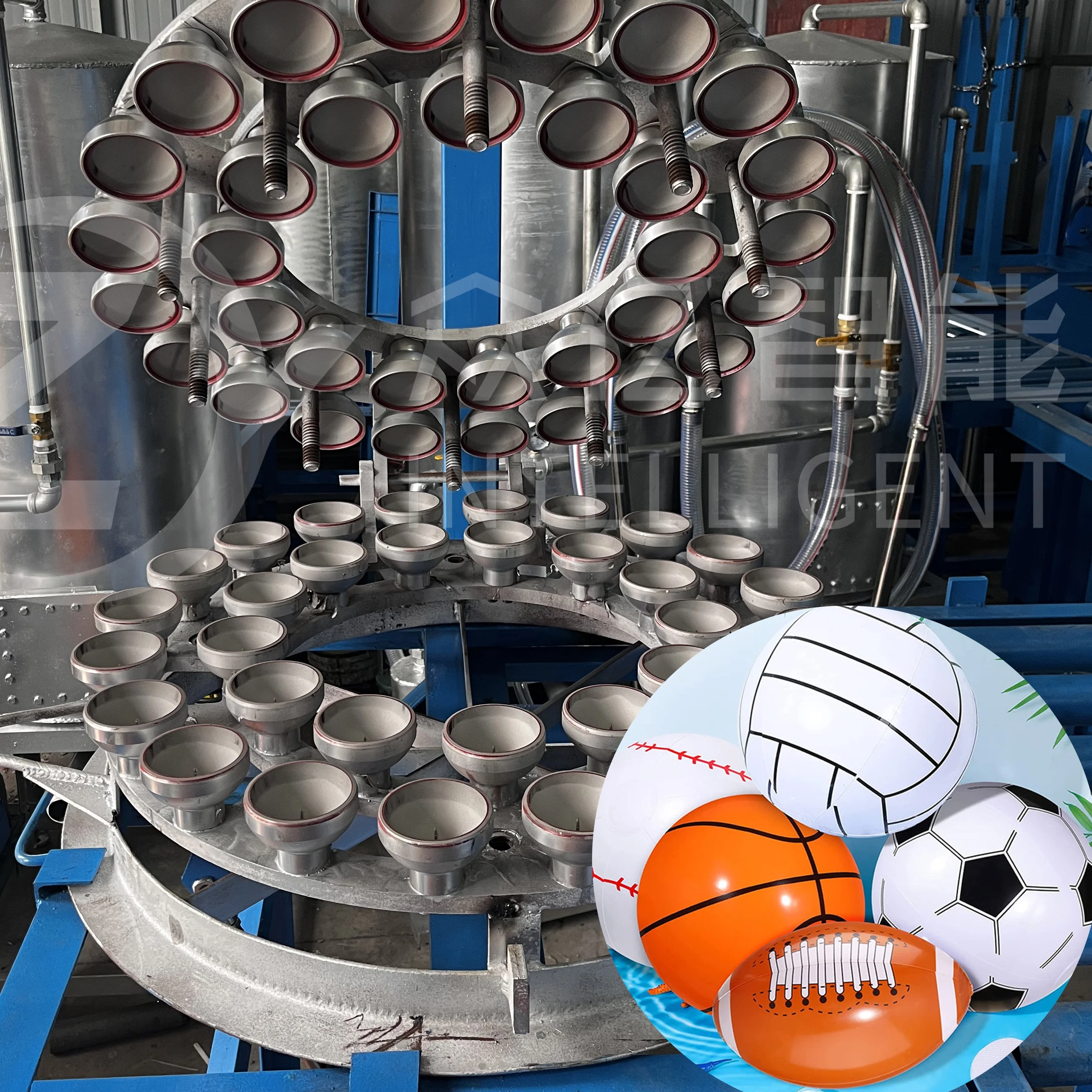 Roto Cast Molding Machine for PVC Toys Ball Making Custom Equipment Rotational Moulding Machine