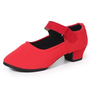 Women's Soft-Soled Teacher's Classical Dance Performance Shoes Adult Indoor and Outdoor Social Dance Shoes