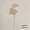 Single-forked ginkgo leaf
