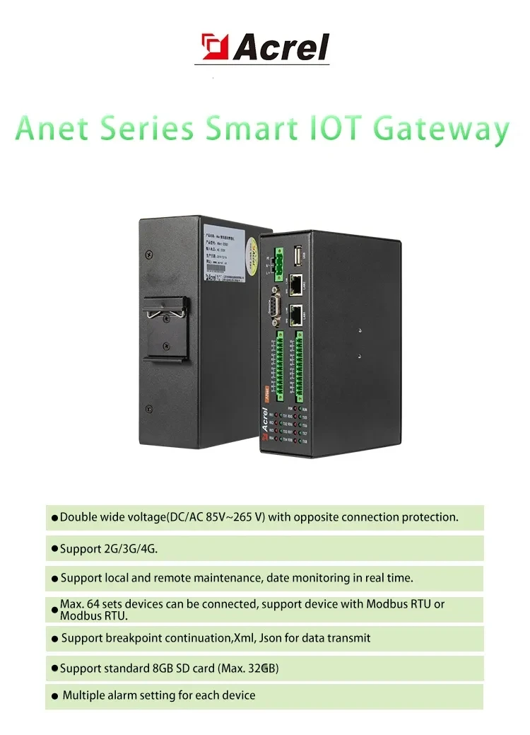 Iot Substation Smart Meter Gateway With Network And Serial Port