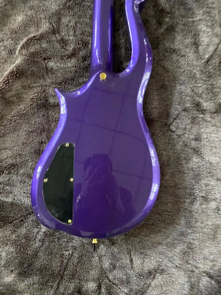 WANTON　GUITAR　玩具　未使用 Weifang Rebon 6 String Cloud Prince Electric Guitar in Purple