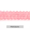 Dyed Color Pink Quartz Beads