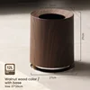 12L effetto legno noce con base