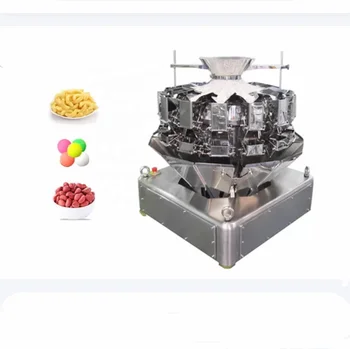automatic stainless steel 304 14 heads combination multihead weigher machine, automatic ss304 combination multihead weigher IP65
