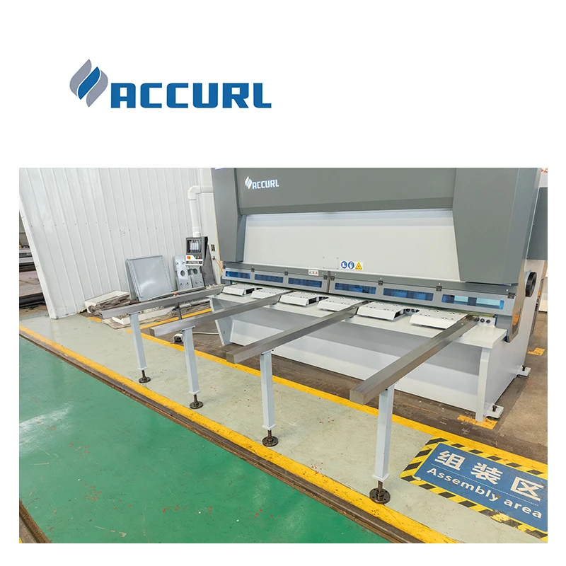 ACCURL Best Selling Shearing Machine with Pneumatic Sheet Support System