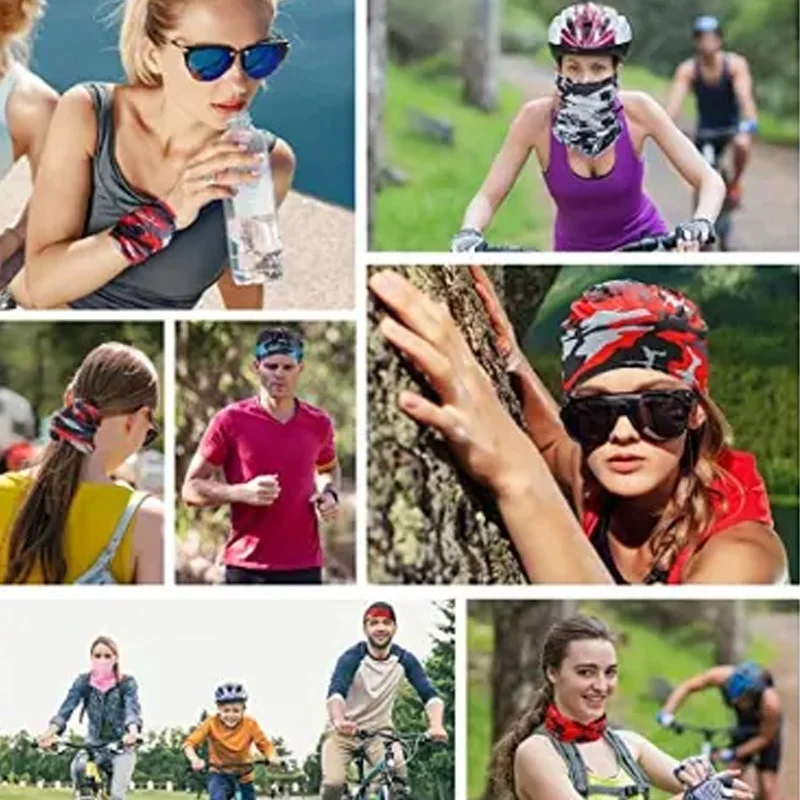 OEM пользовательский логотип моющийся пыленепроницаемый дышащий чехол для лица камуфляжная мягкая бандана Маскировочный шарф шейный Гетр чехол для лица