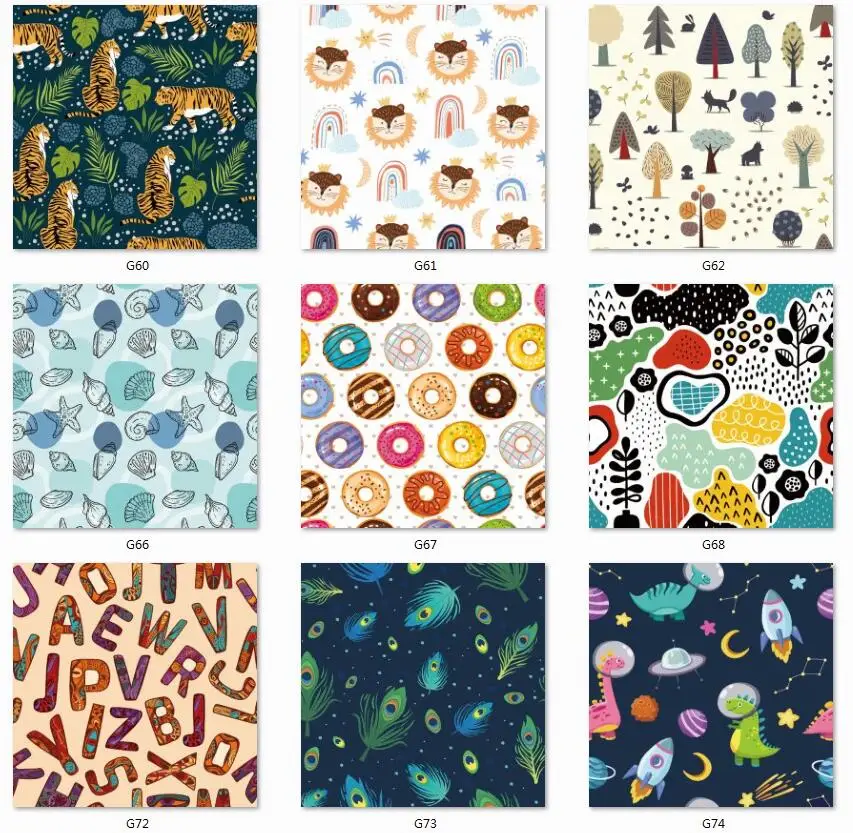 Factory Direct Reusable Polyester Cloth Diaper Fabric TPU Baby Prints Wholesale Maternity Wear