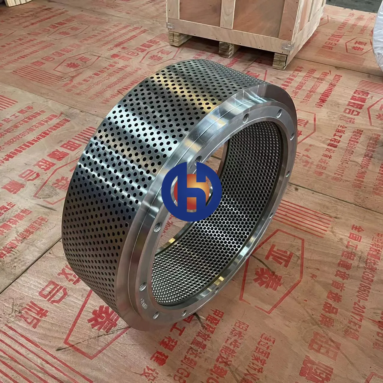 New for MUNCH YEMMAK ZHENGCHANG CPM SZLH Pallet Mill Machine Spare Parts Pelletizer Matrix Matrize Pellet Ring Die 8 Ton/h